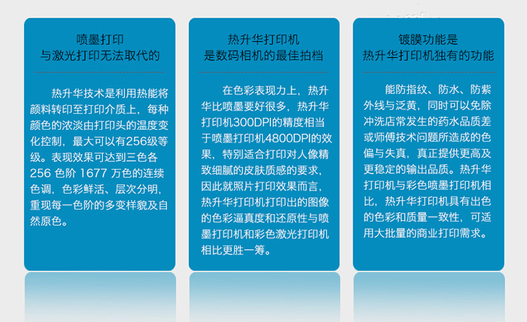 西铁城热升华打印机介绍